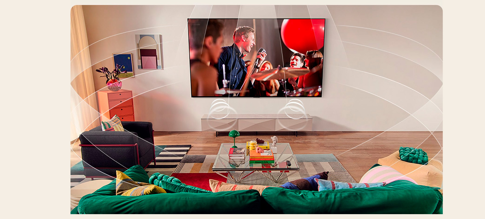 Виртуальный объёмный звук в гостиной